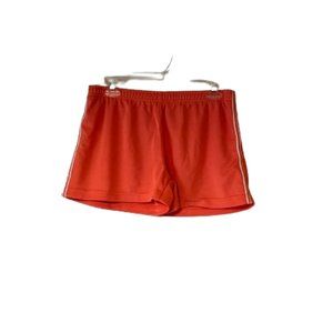 ProSpirit Orange & White Striped Athletic Workout Shorts - Medium